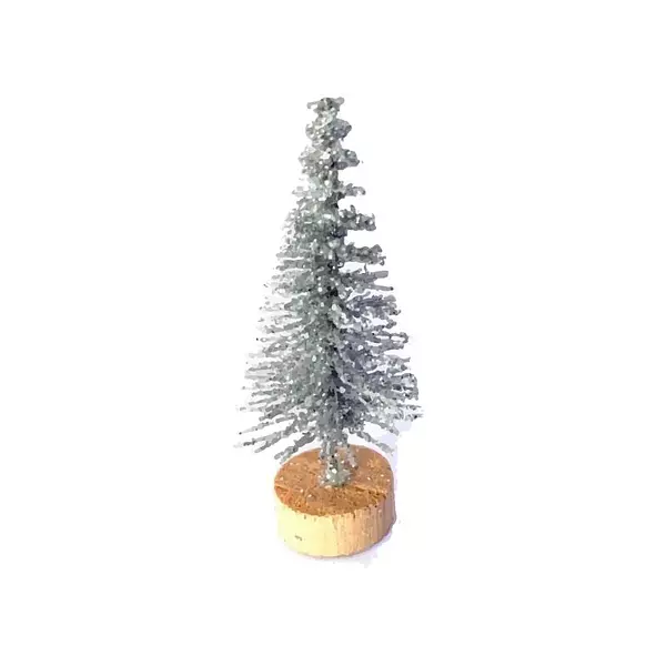 Árbol de Navidad Plateado 4.5 Cm