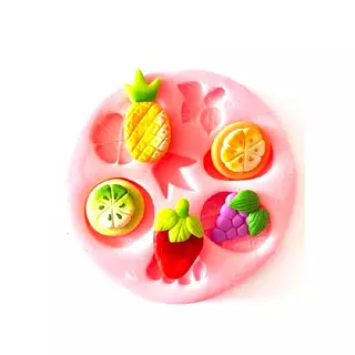 Molde Silicona Frutas