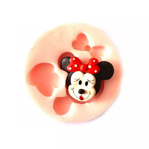 Molde Silicona Minnie y Mickey