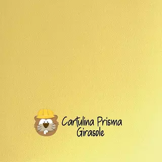 10 Hojas Cartulina Prisma Girasol (220 Gr)
