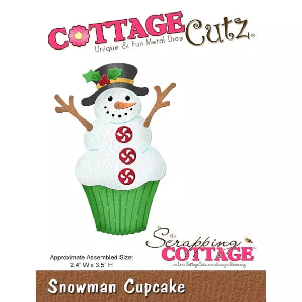 Troquel Cottage Cutz Muñeco de Nieve Cc-063