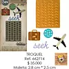 Juego Troqueles Thinlits con Textura Viajes 662714