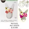 Troquel Thinlits Conejo con Flores Sizzix 664378