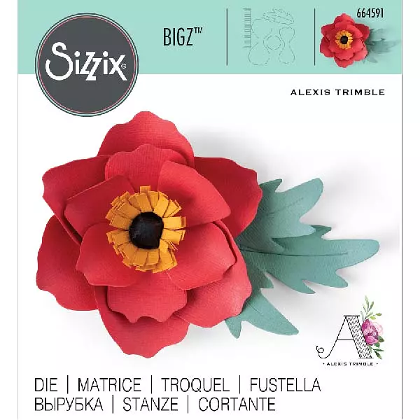 664591 Troquel Bigz Flor