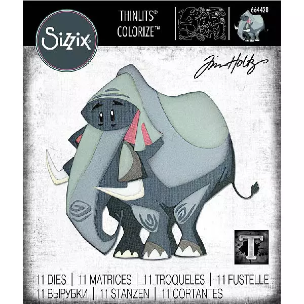 Troquel Thinlits 664428 Elefante Clarence