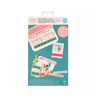 Word Punch Board Alfabeto de Minuscula
