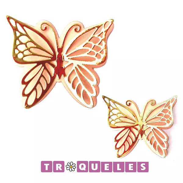 3605 Troquel Mariposas Dobles