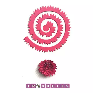 3622 Troquel Flor Espiral