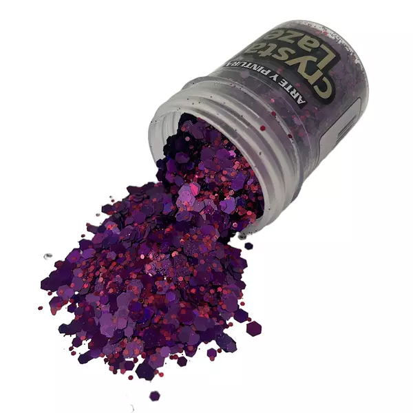 Escarcha Crystal Lazer Violeta