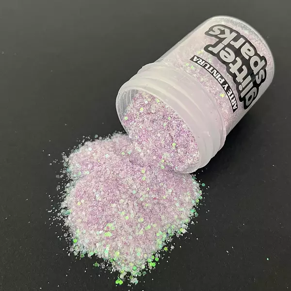 Escarcha Glitter Sparks Violeta Pastel