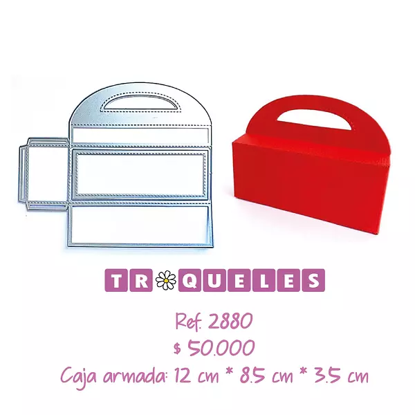 2880 Troquel Caja