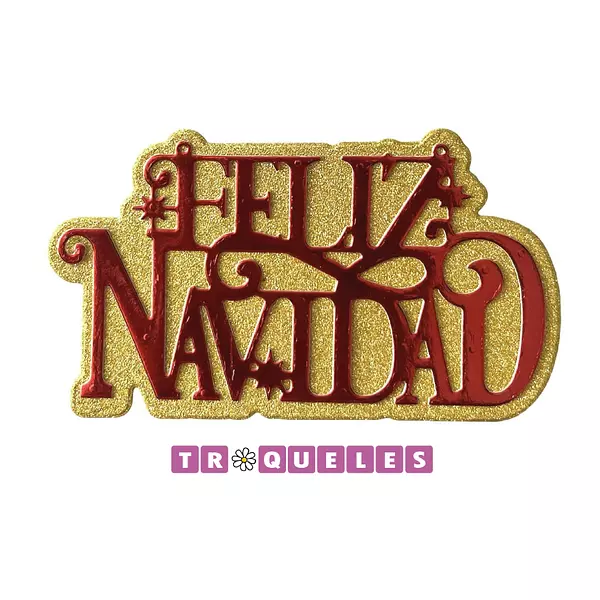 3678 Troquel Feliz Navidad