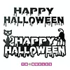 3674 Troquel Happy Halloween Gatico