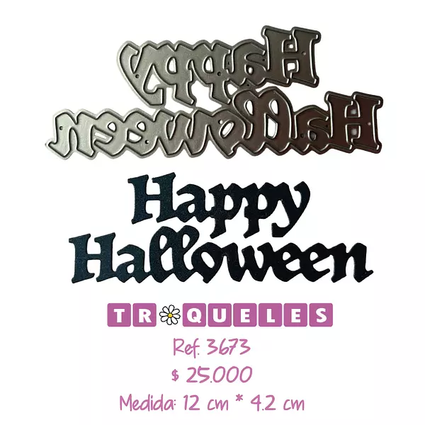 3673 Troquel Happy Halloween