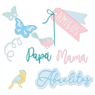 665626 Troquel Thinlits Sizzix Familia