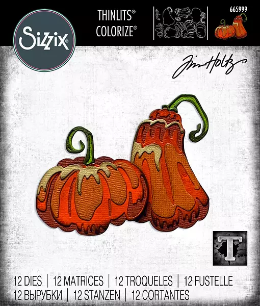 665999 Troquel Sizzix Duo De Calabazas