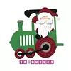 3765 Troquel Tren Papa Noel