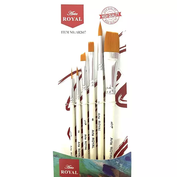 Pincel Surtido Arte Royal * 6 Pz Ar2617