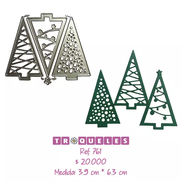 761 Troquel Arboles * 3 Pz