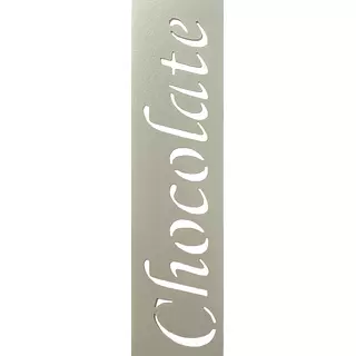 Stencil Chocolate