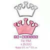 3768 Troquel Corona Doble
