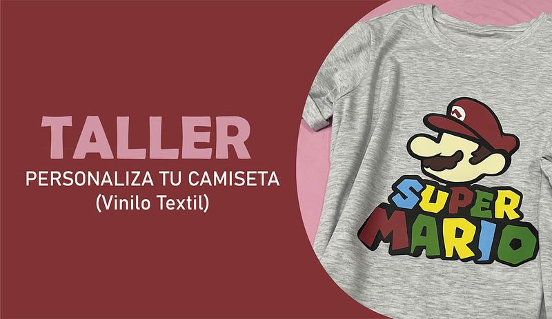 Taller personaliza tus camisetas con vinilo textil y Cameo