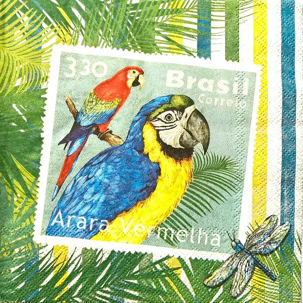 Servilleta Decorativa Guacamayas