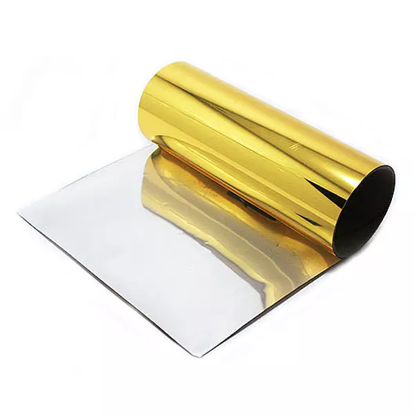 Vinilo Textil Pu Metalizado Dorado (50 Cm * 50 Cm)