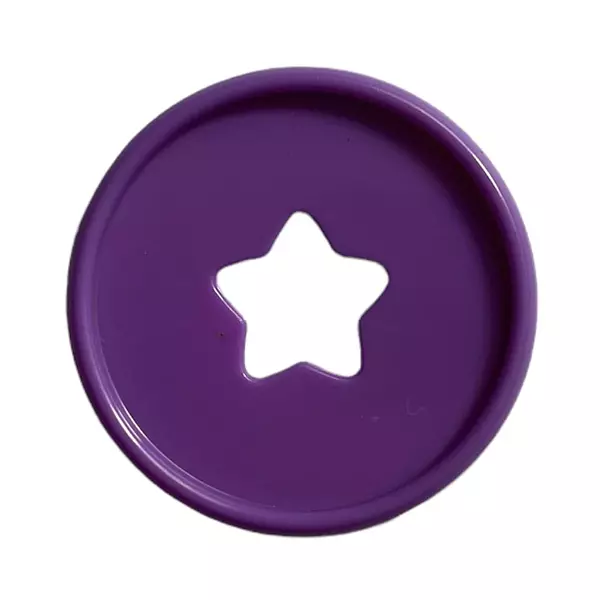 Argolla Disco Estrella Purpura * 8 Pz