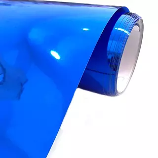 Vinilo Adhesivo Azul Rey Espejo