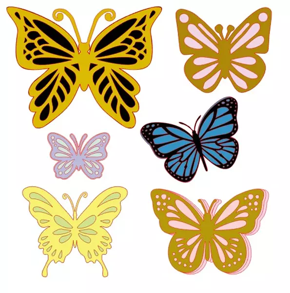 Archivo Para Corte De Mariposas