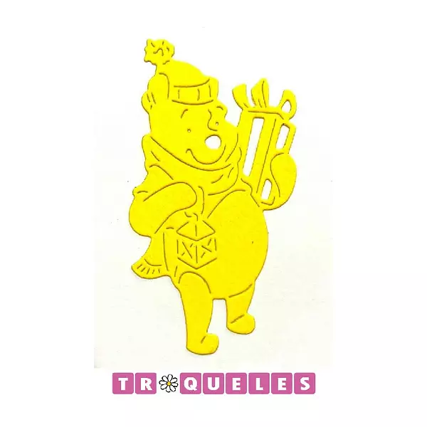 T0220 Troquel Winnie Pooh Con Regalo