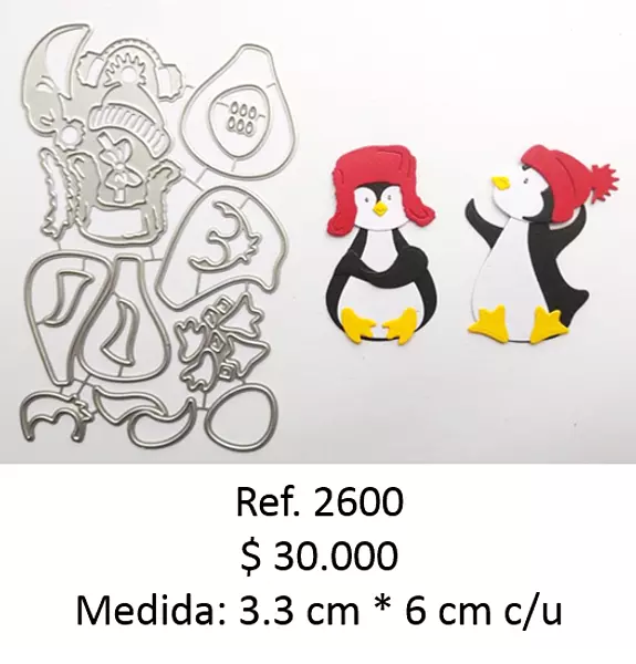 T2600 Troquel Pinguinos