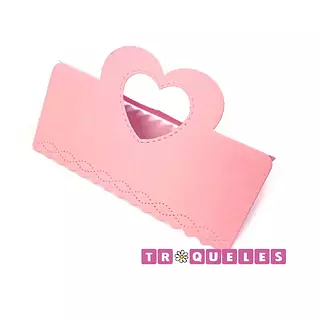 2830 Troquel Solapa Corazón