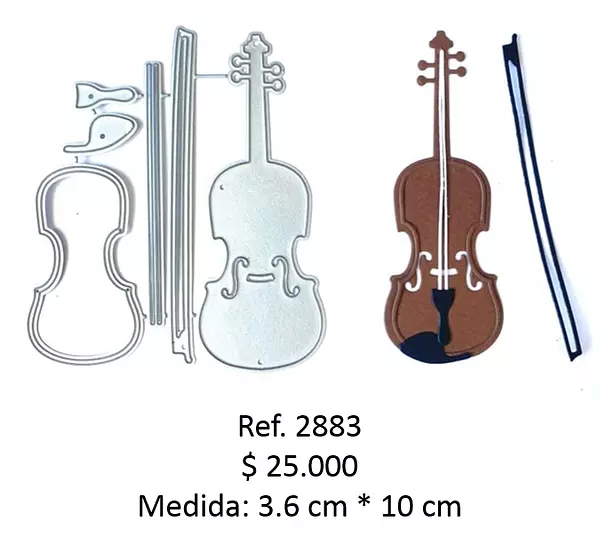 2883 Troquel Violín