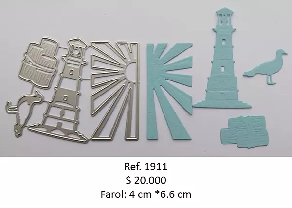 T1911 Troquel Faro Y Gaviota