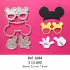 T1684 Troquel Accesorios Mickey