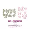 T2111 Troquel Mariposas Miniaturas * 6 Pz