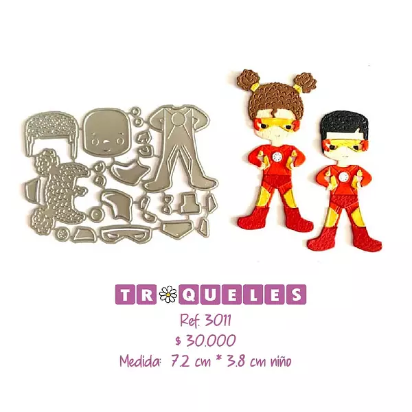 3011 Troquel Niños Superheroe Ironman