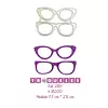 2821 Troquel Gafas