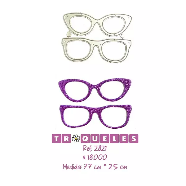 2821 Troquel Gafas