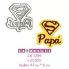 3834 Troquel Papa Logo Superman