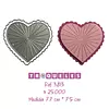 3813 Troquel Corazon Con Borde