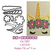 3851 Troquel Cara Unicornio