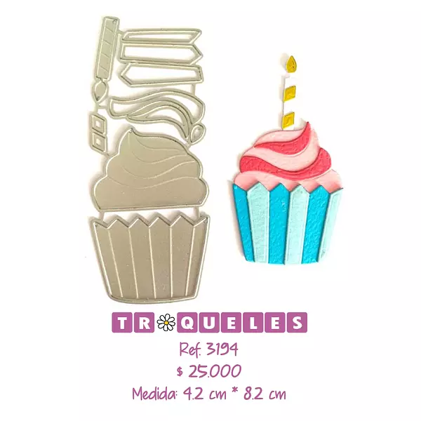 T3194 Troquel Cupcake