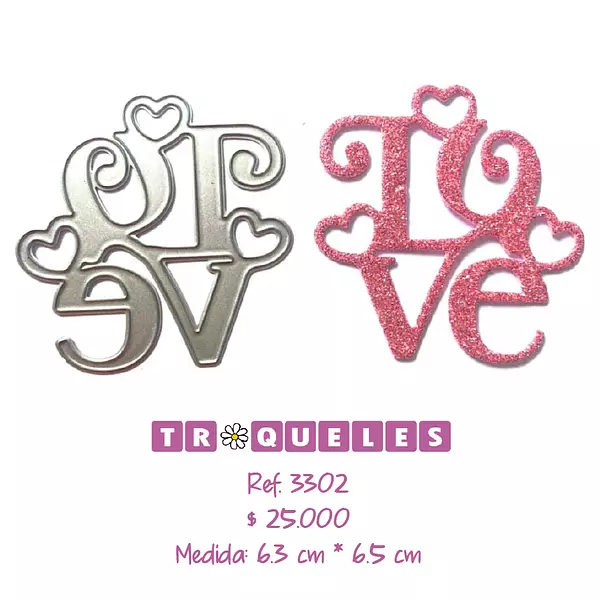 3302 Troquel Love