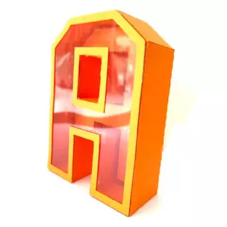 Archivo Abecedario 3d Tipo Shaker