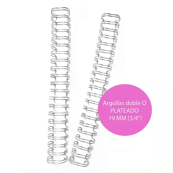 Argollas para Cinch Plateadas 3/4 * 2 Pz ( 20 Loops)