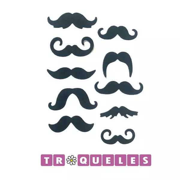 138 Troquel Bigotes * 10 Pz