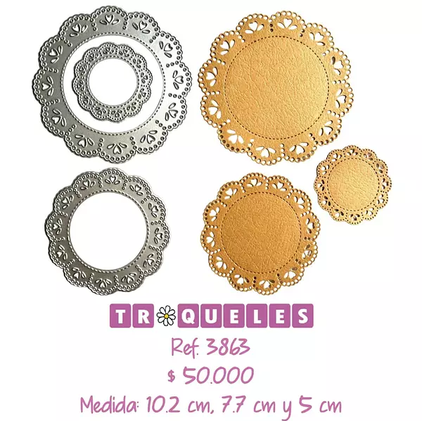 3863 Troquel Blonda * 3 Pz